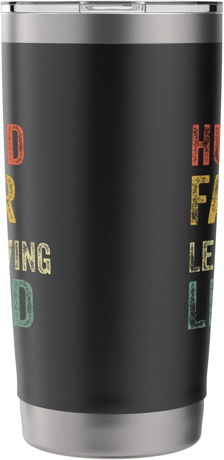 Leaf Blower Tshirt Husband Father Leaf Blowing Legend Lawn Stainless Steel Insulated Tumbler