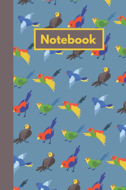 Bird Nerd Notebook: Bird Themed Composition Lined Journal, Ideal for any Bird Watcher or Bird Nerd. (Can be Used as Ornithology Log or Birder Notebook)
