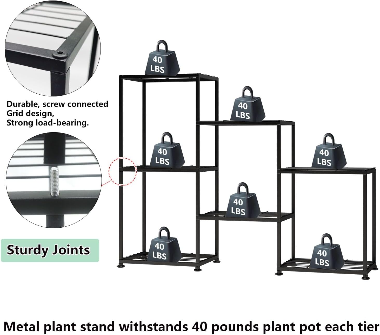 Metal Plant Stand Indoor Metal Plant Stands Outdoor Tiered Plant Shelf