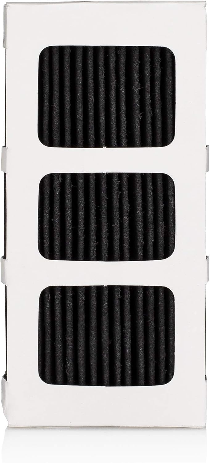 FRIGIDAIRE PAULTRA2 Pure Air Ultra II Refrigerator Air Filter with Carbon Technology to Absorb Food Odors, 3.8 Inch x 1.8 Inch, White