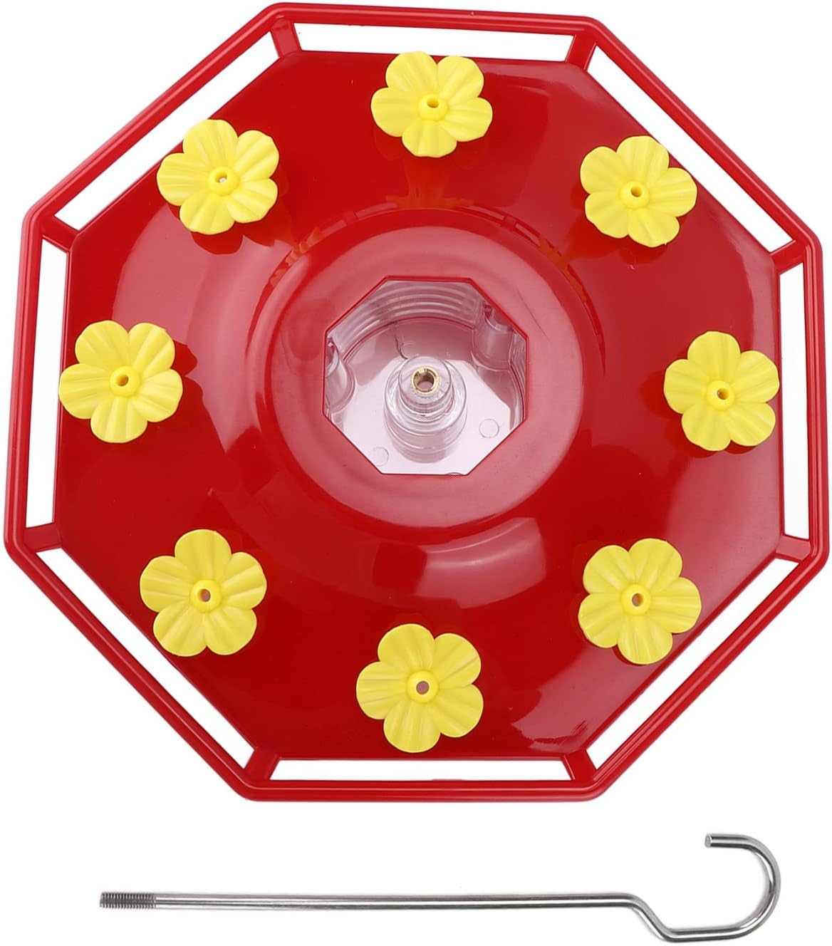 Hummingbird Feeder Leak Proof 16oz Hanging Bird Feeder Easy to Clean Attracts Hummingbirds for Outdoor Garden Decoration