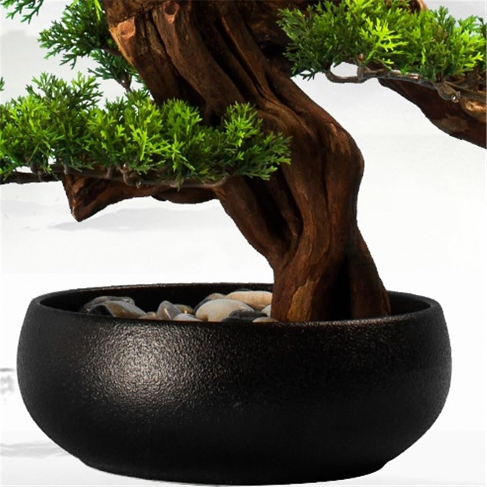 Fake Plant Artificial Bonsai Tree with Ceramic Pots Office Planter Liv