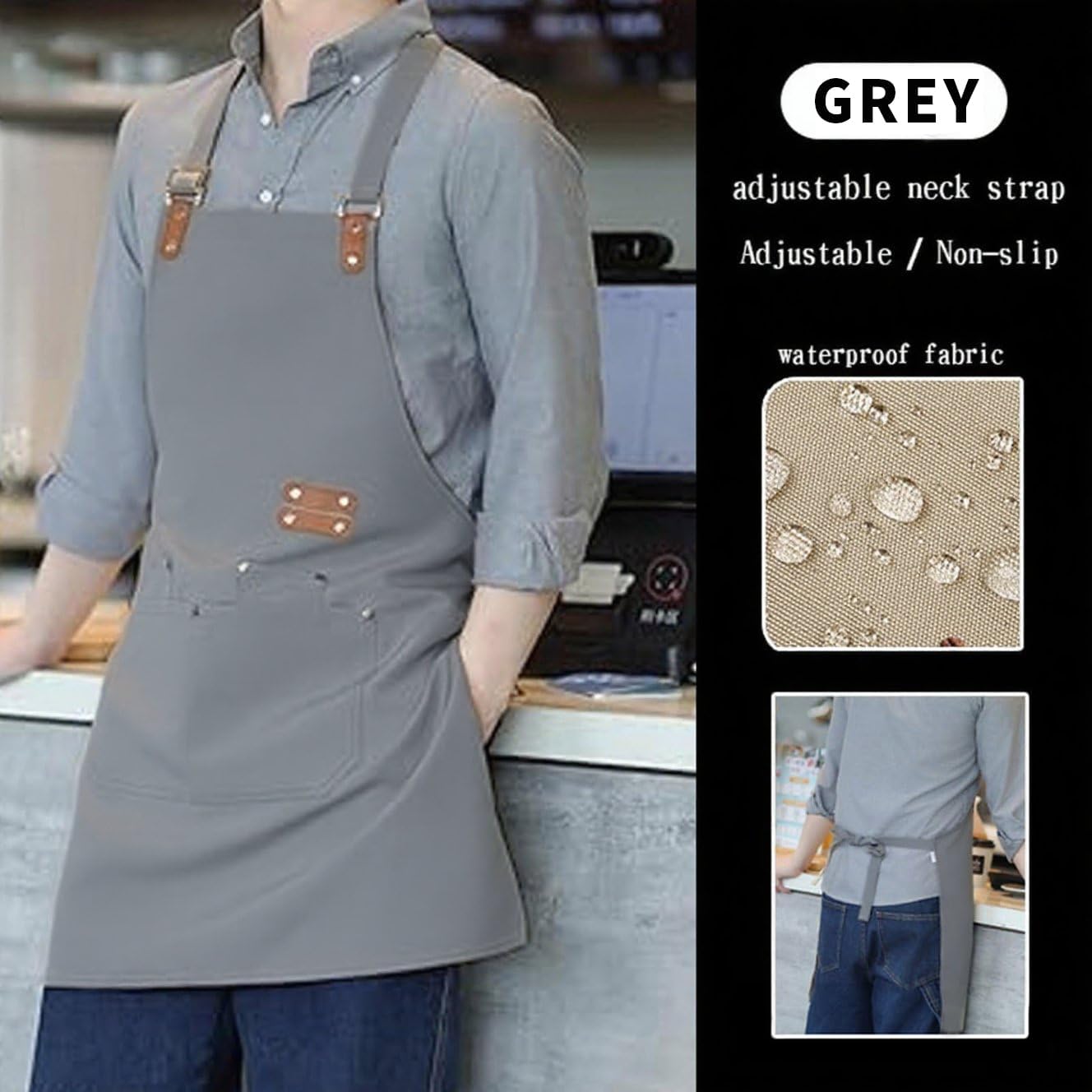 Apron Home Kitchen Cooking Baking Gardening for Women Men