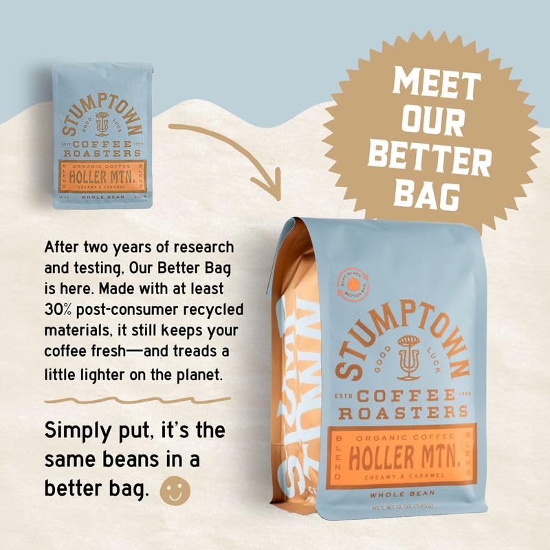 Stumptown Coffee Roasters, Medium Roast Organic Whole Bean Coffee, 100