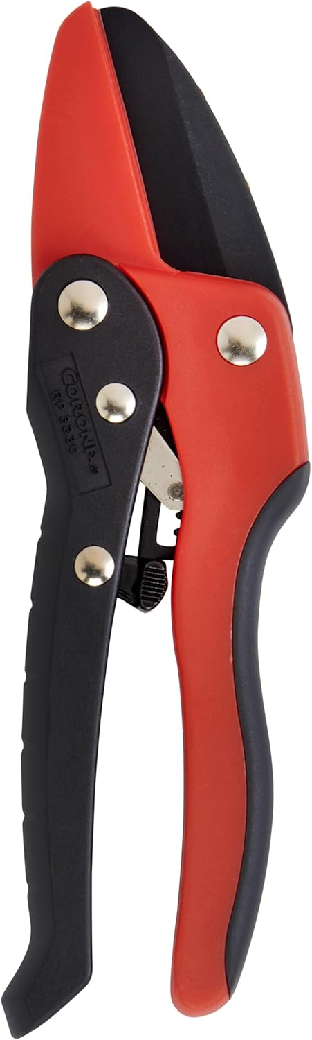 Corona Tools Ratchet Hand Pruner – 3/4-Inch Cut Capacity Garden Pruning Shears for Stems & Branches, Heavy-Duty Ratcheting Hand Pruners with Comfortable Grip