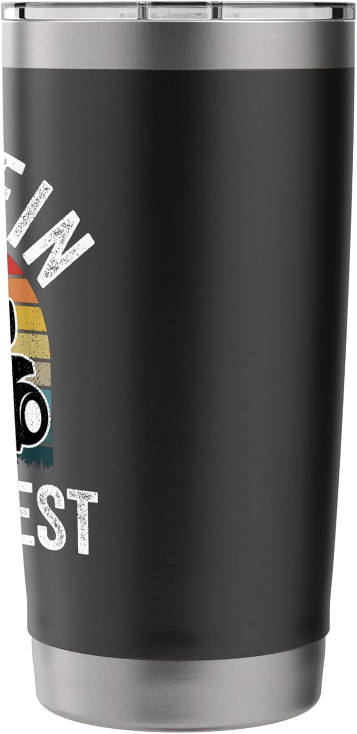 Papilein Mows Best Funny Gardener Lawn Care Father's Day Stainless Steel Insulated Tumbler