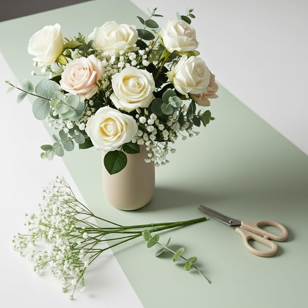 Sukh 10PCS Baby Breath Artificial Flowers Fake Babys Breath Gypsophila