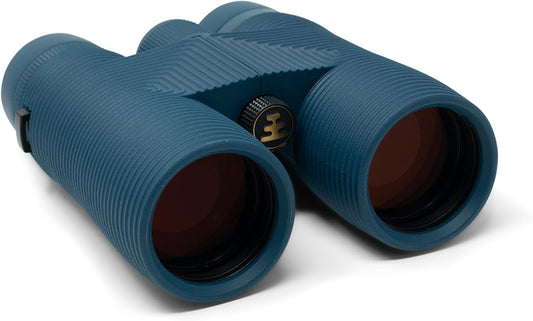 Nocs Provisions Pro Issue 8x42 Compact Fogproof Waterproof Binoculars for Adults & Kids, 8X Magnification, Wide View Multi-Coated Lenses for Bird Watching, Hunting & Stargazing- Harbor Blue