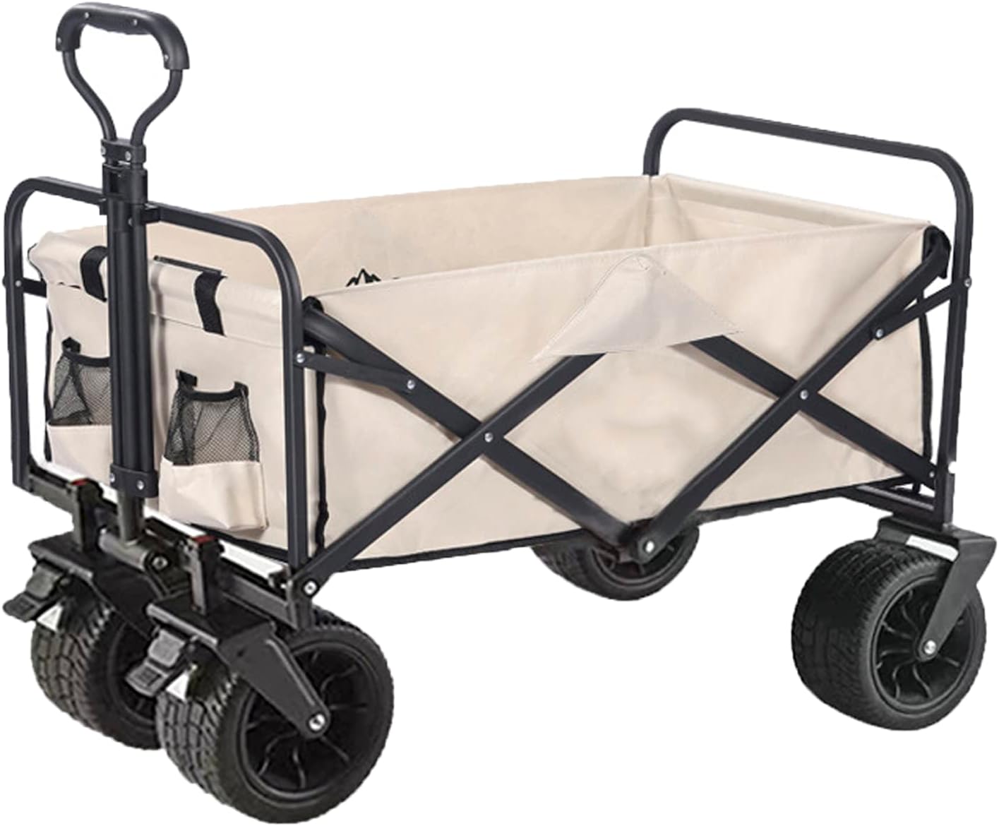 Heavy Duty Collapsible Folding Wagon - All-Terrain Utility Cart for Ou