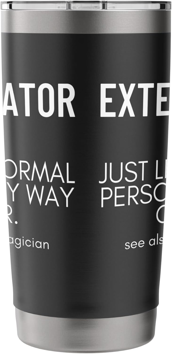 Exterminator Definition Proud Funny Pest Control Stainless Steel Insulated Tumbler