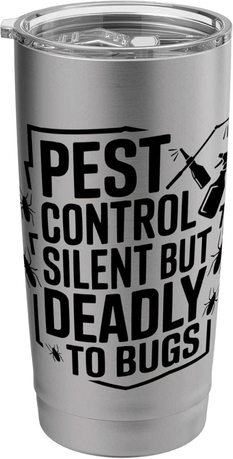 Exterminator Pest Control Worker Disinfector Pest Controller Stainless Steel Insulated Tumbler