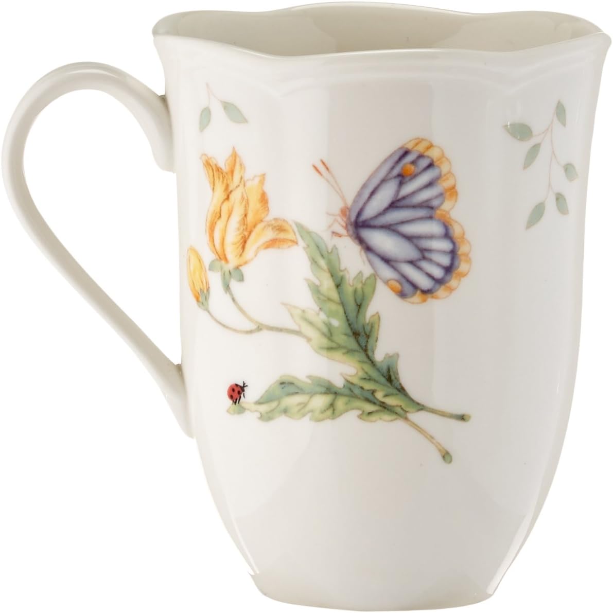 Lenox Dinnerware Set, Butterfly Meadow 18-Piece Set, Service For 6, Wh