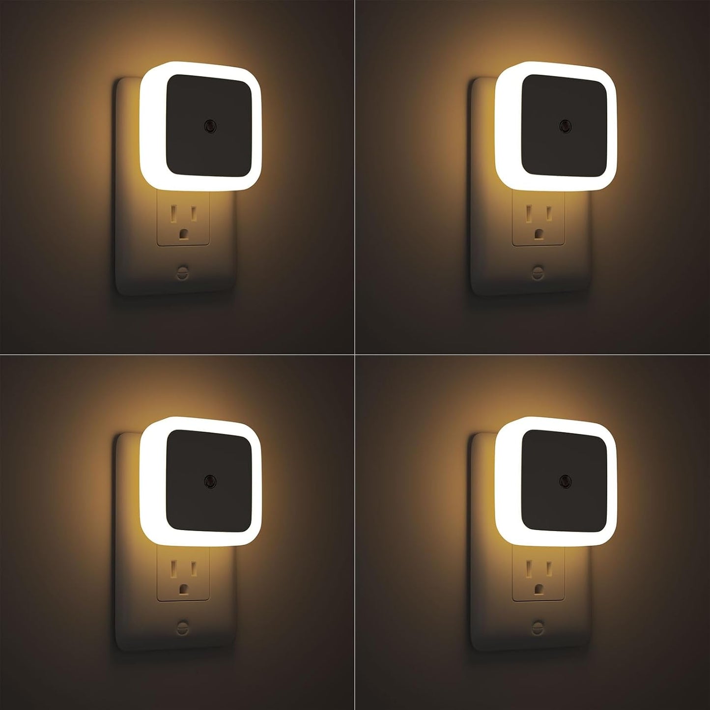 Sujeet Night Light, Night Lights Plug into Wall 4-Pack, Nightlight Plu