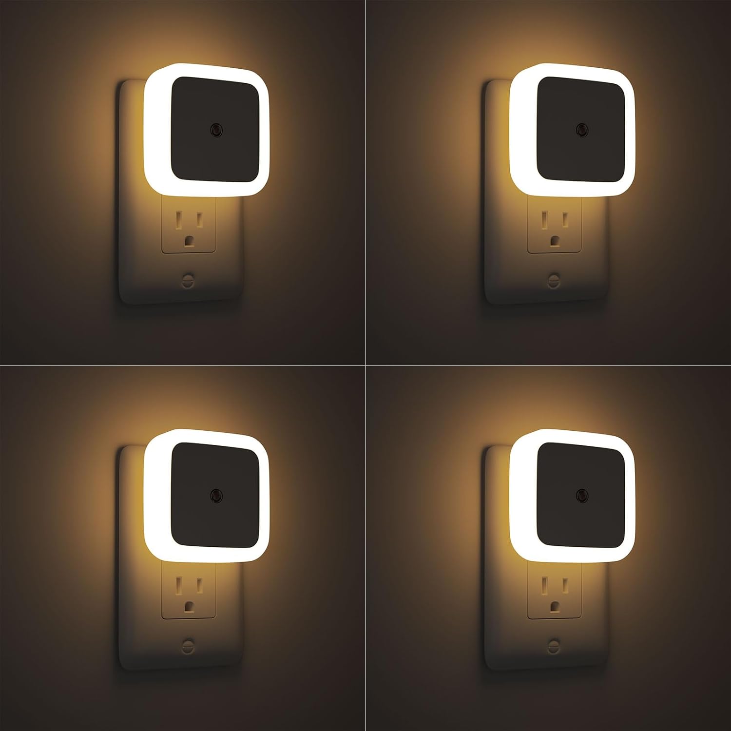 Sujeet Night Light, Night Lights Plug into Wall 4-Pack, Nightlight Plu