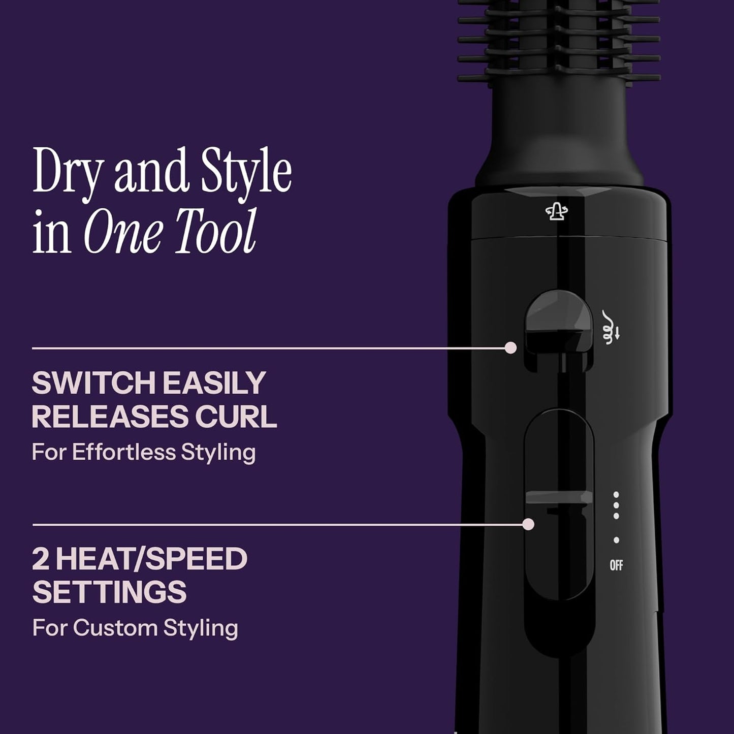 Hot Tools Pro Artist Hot Air Styling Brush | Style, Curl and Touch Ups