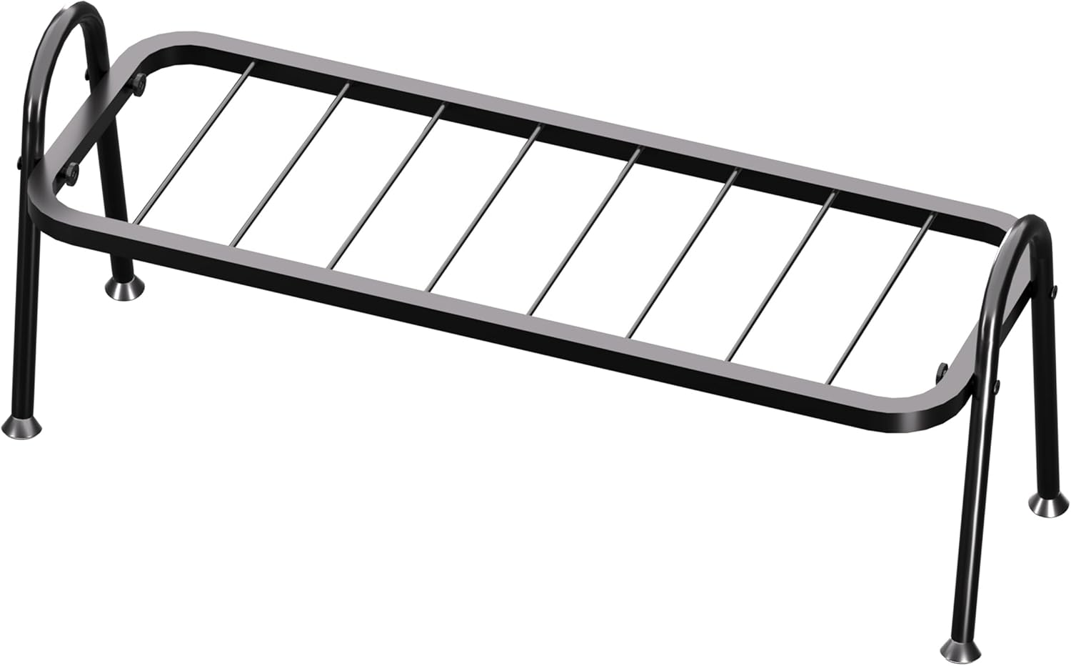 Metal Plant Stand Indoor Outdoor, Heavy Duty 1-Tier Ladder Plant Shelf