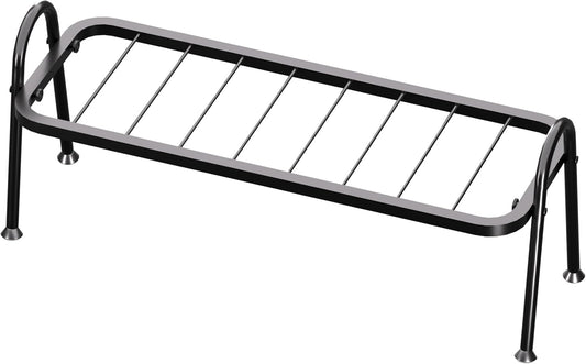 Metal Plant Stand Indoor Outdoor, Heavy Duty 1-Tier Ladder Plant Shelf