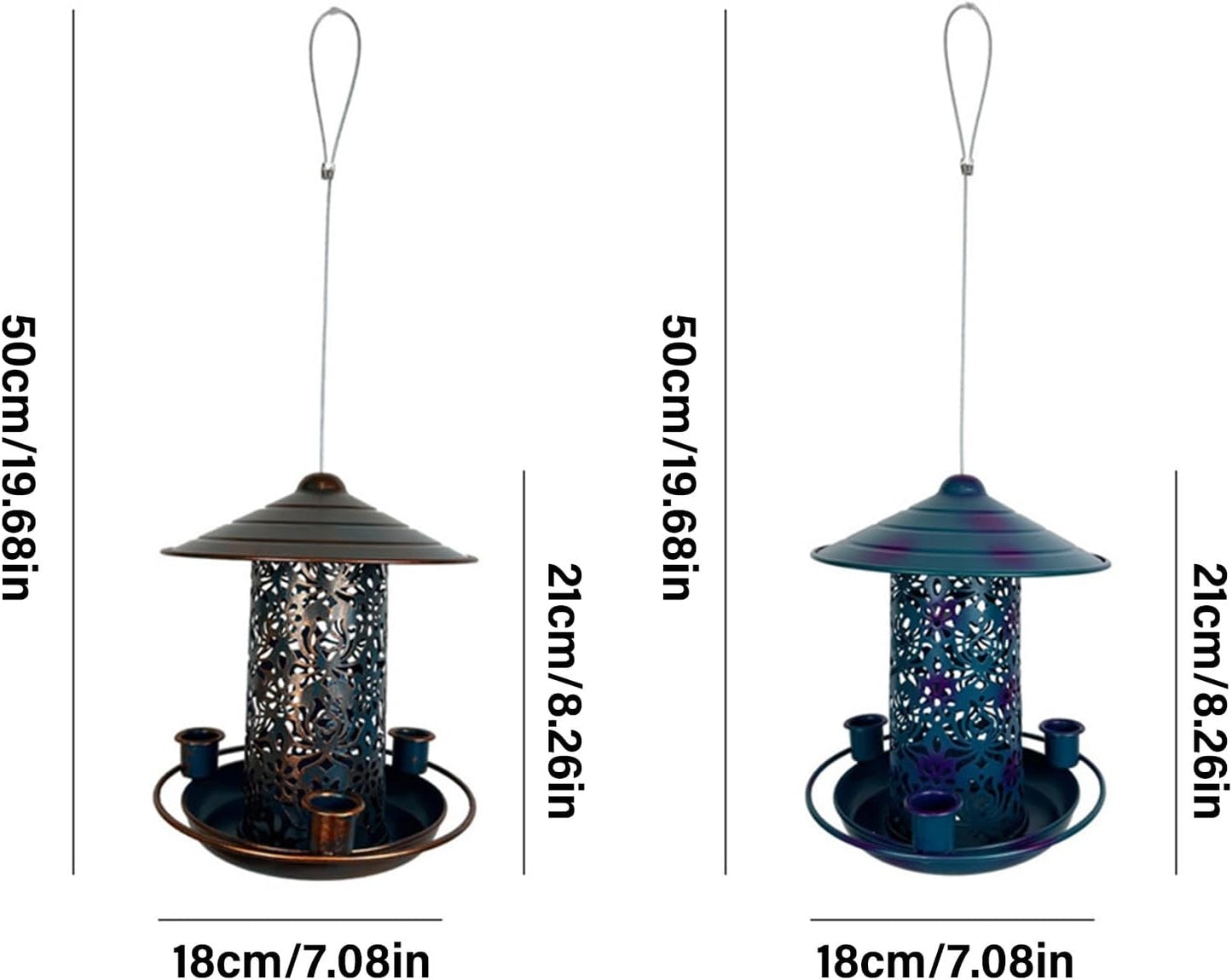Bird Feeders Water Cup Bird Feeders Large Capacity Feeding Stations Tr