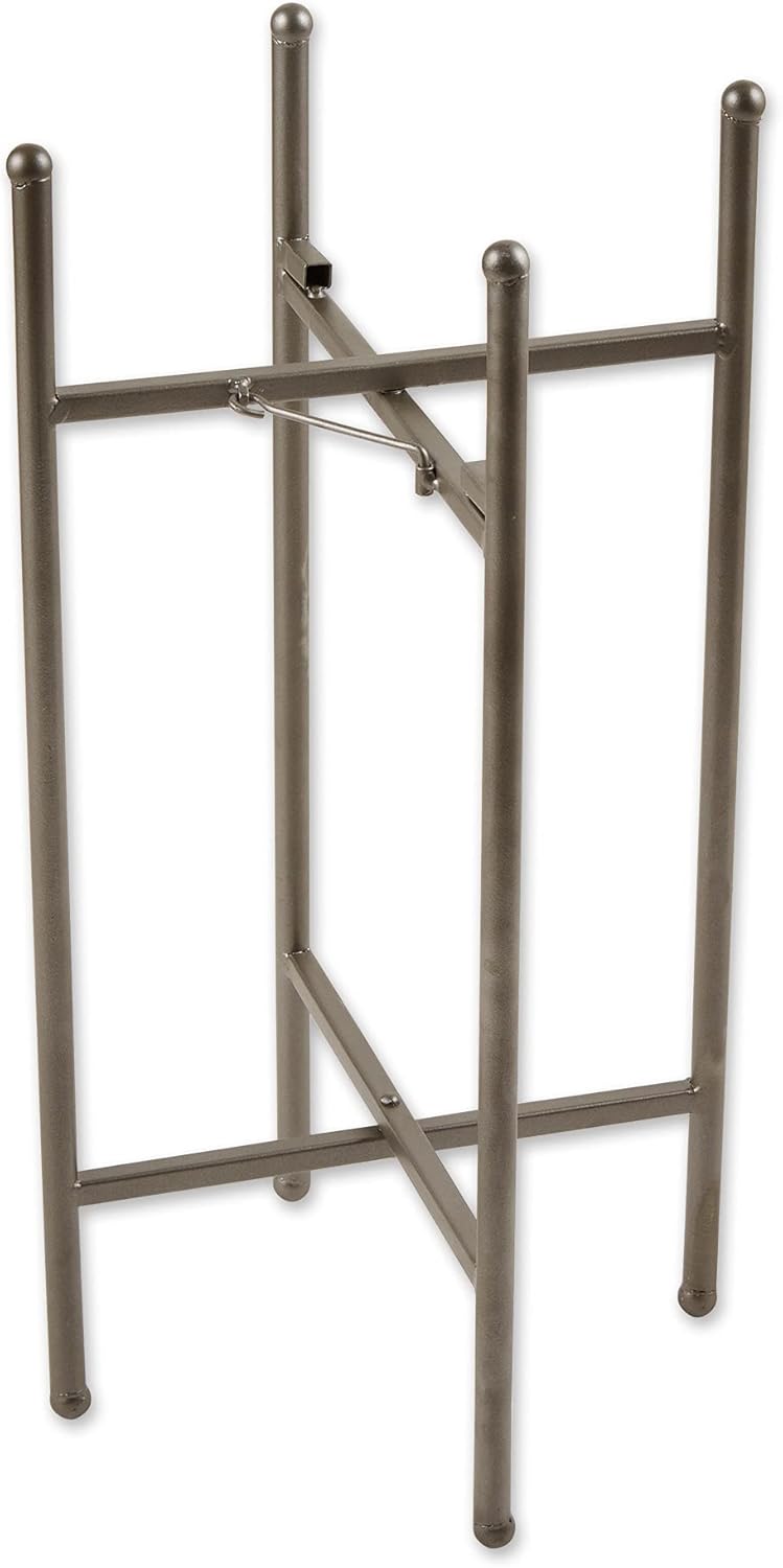DII Bucket Plant Stand Set Indoor/Outdoor, Large, 10x9.75x24.25; Small