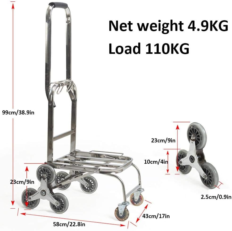 Iron Multi-Functional Trolley Titties with Anti Puncture Rubber Wheels