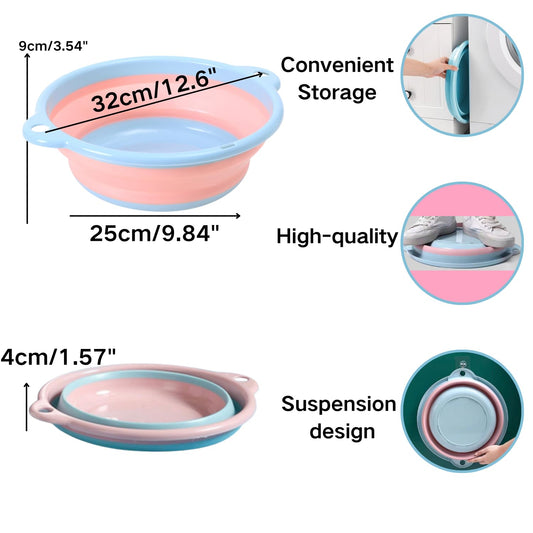 6 Pcs Hedgehog Bath Supplies Kit, Foldable Bathtub and Cleaning Brush 