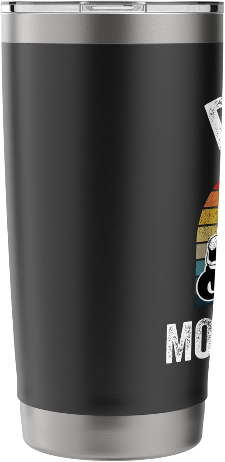 Dad Mows Best Funny Gardener Lawn Care Father's Day Stainless Steel Insulated Tumbler