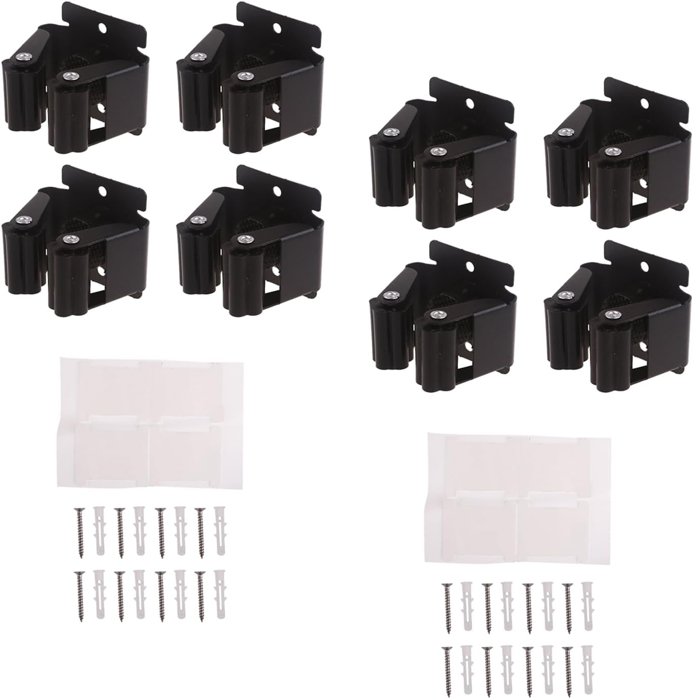 8Pieces Wall Mounted with Screws for Kitchen Bathroom Wall Mounted Han