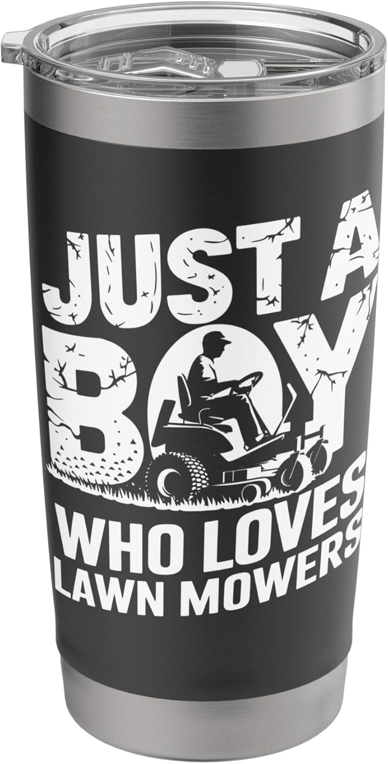 Funny Lawn Mower for Gardening Lawn Mowing Lawn Care Stainless Steel Insulated Tumbler