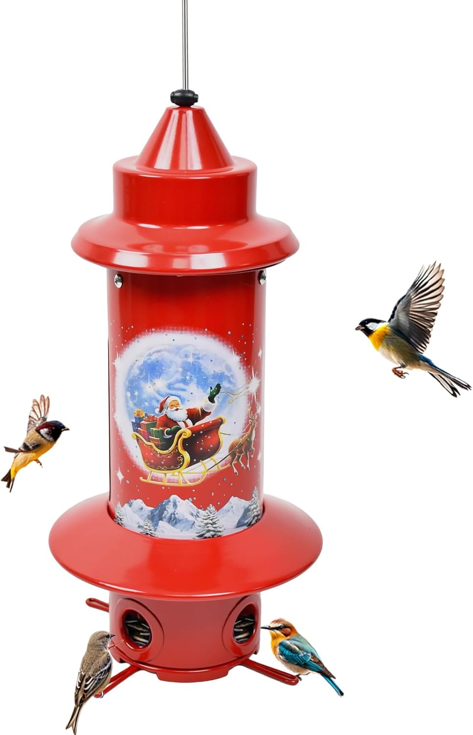 Squirrel Proof Bird Feeders, Long Lasting Bird Feeder for Outdoors, Re