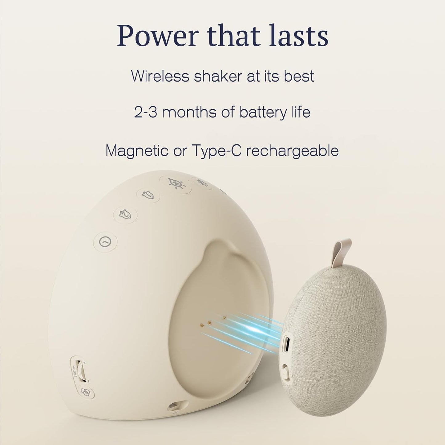 ANJANK Extra Loud Alarm Clock with Wireless Bed Shaker, Vibrating Dual Alarm with Light Wake Up for Heavy Sleepers & Hearing Impaired, 9-Color Night Light, 8 Sounds, 0-100% Dimmer, USB Charger