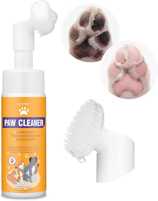 Paw Cleaner for Dogs and Cats,Magic Foam - Clean Paws No-Rinse Foaming