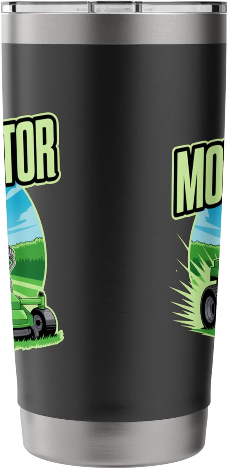 The MOWtivator/Zero-turn Funny Lawn care. Stainless Steel Insulated Tumbler