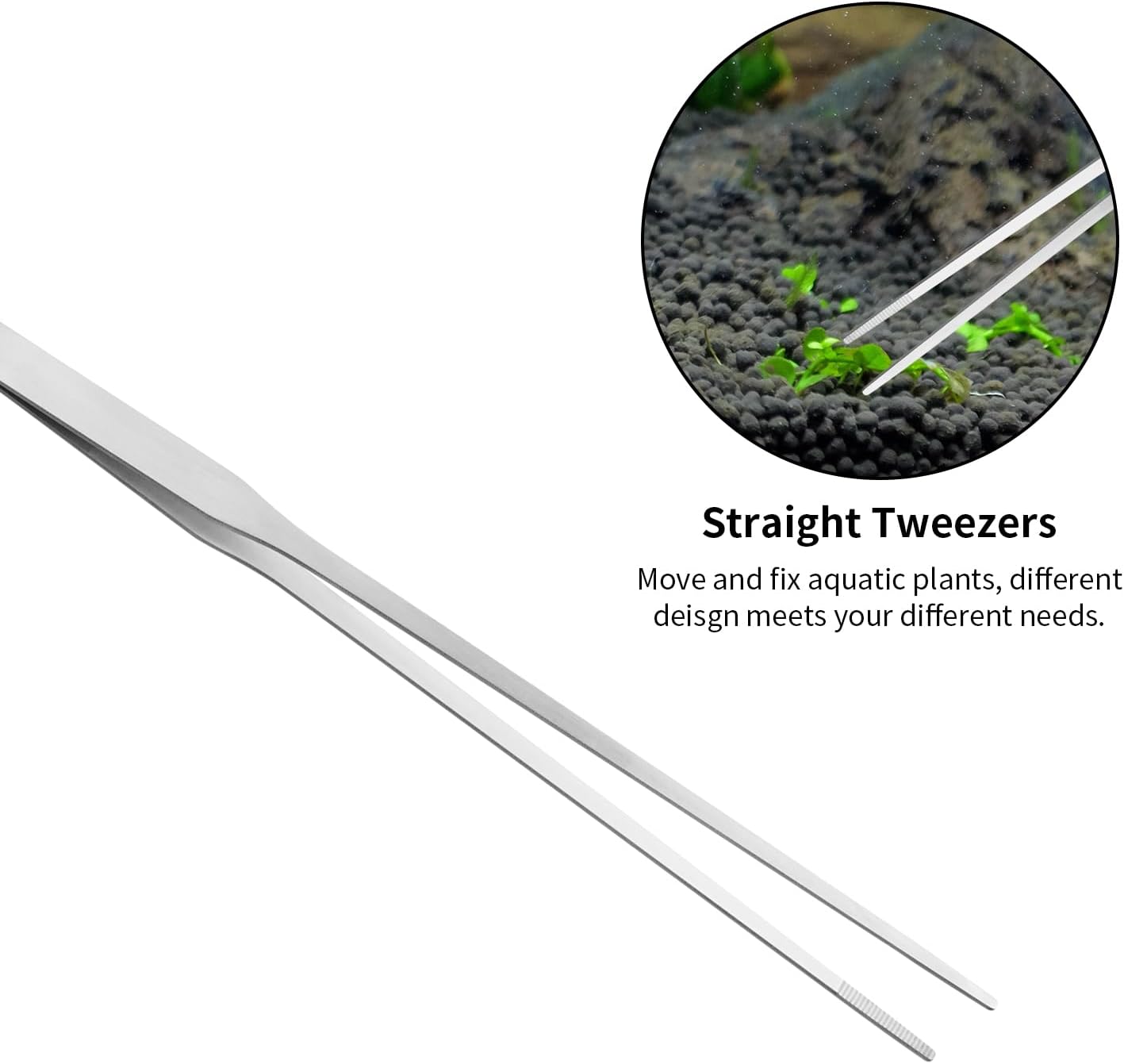 Ohtomber Aquascape Tools Aquarium Kit - 4PCS Terrarium Supplies Includ