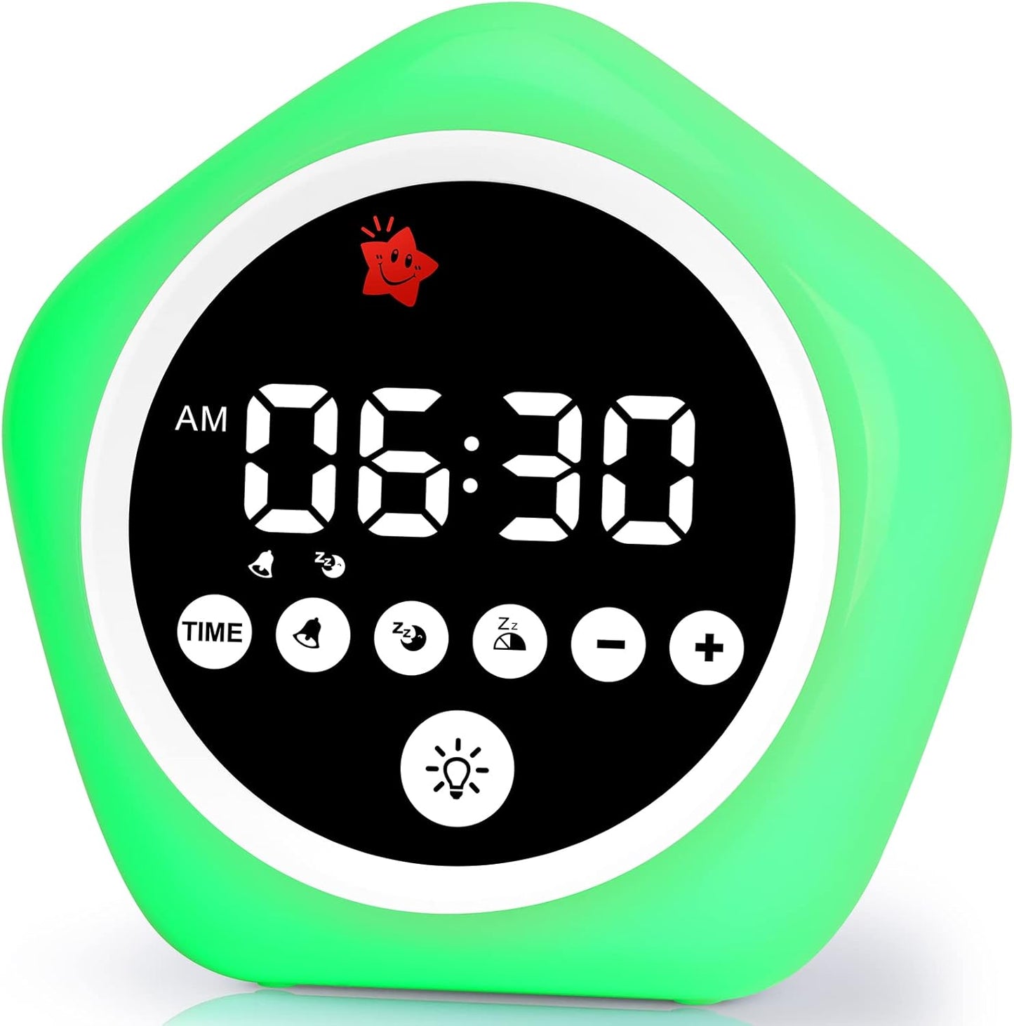 Kids Alarm Clock, Ok to Wake Clock with Green Light Red Light, Toddler