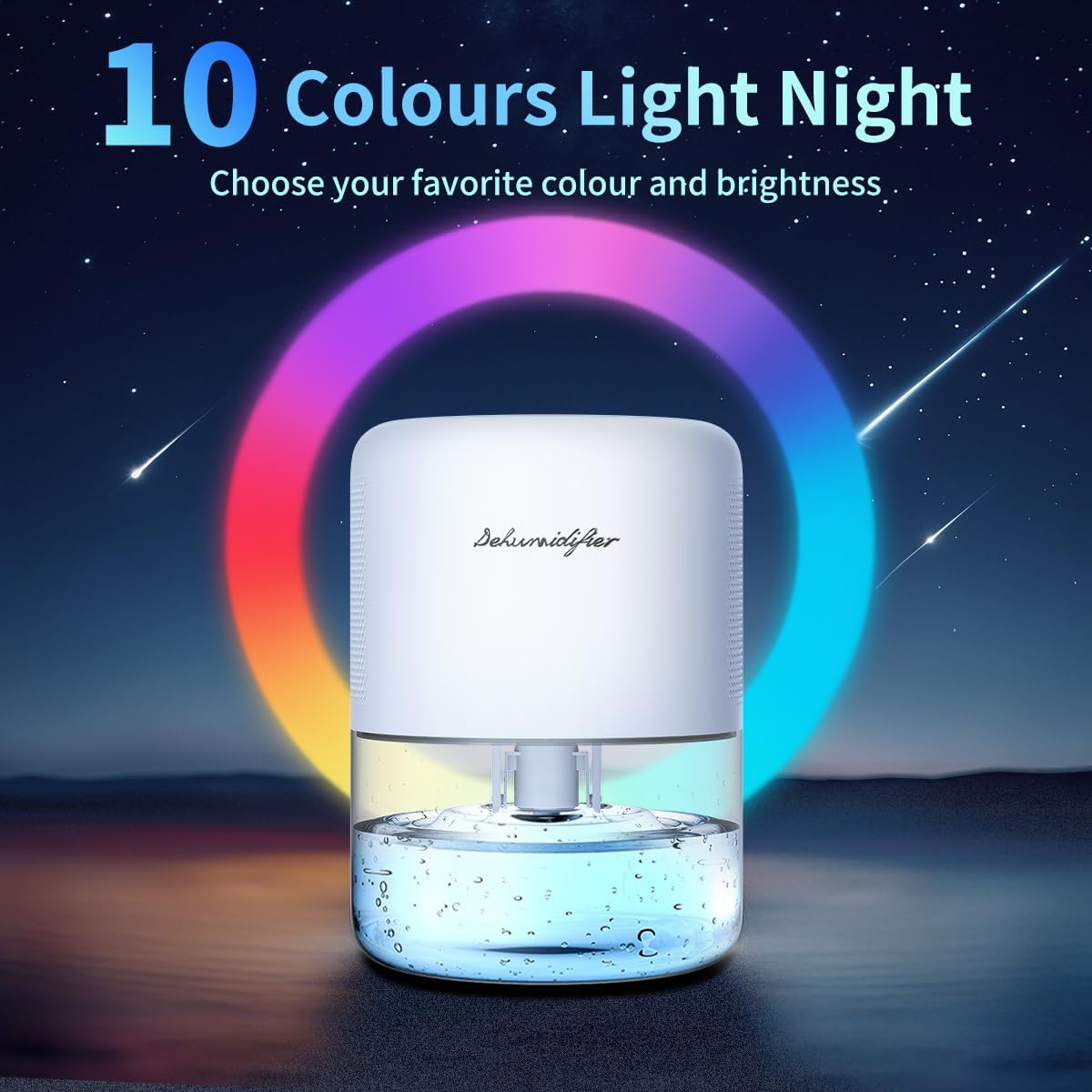 Dehumidifier for Home Small Quiet Dehumidifiers for 44OZ Water Tank Au