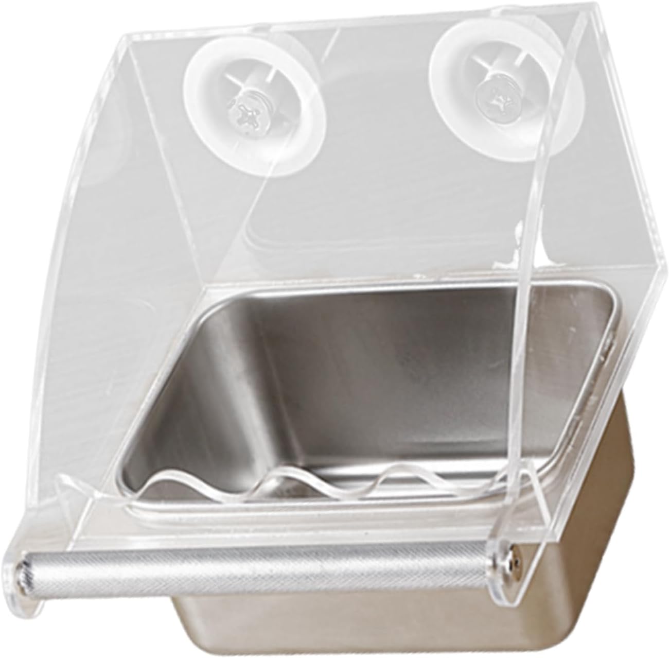 Bird Feeding Bowl Feeding Food Box Pet Parrots Cage Feeders Parrots Feeders Cage for Budgies Cockatiels Finches