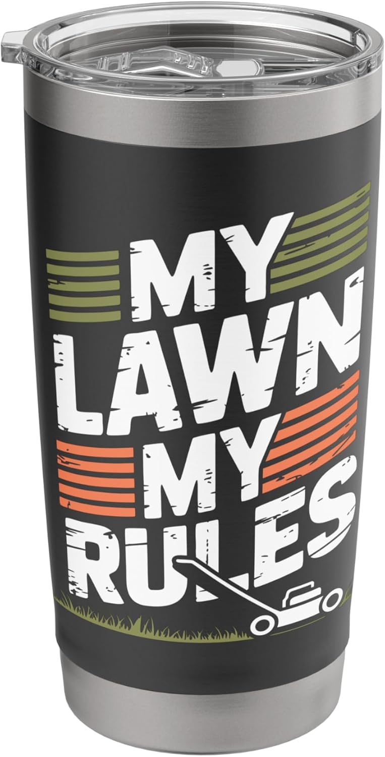 Garden Lawn Striper Lawn Care Mowing Stainless Steel Insulated Tumbler
