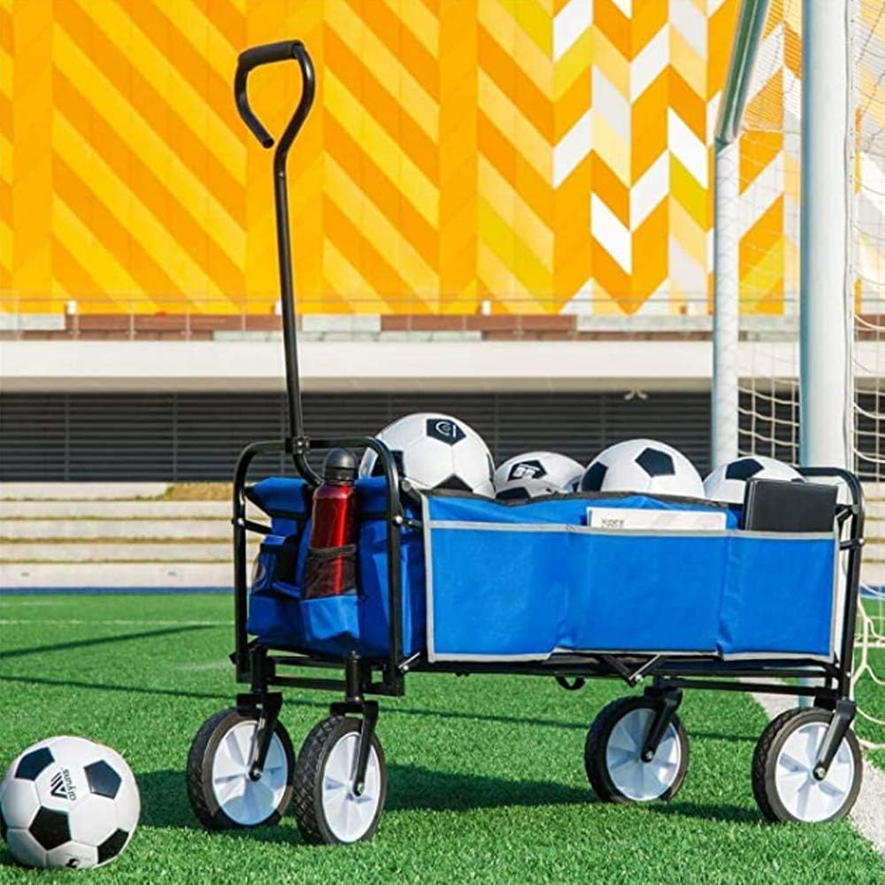 Folding Garden Cart,Camping Wagon Shopping Trolley Camping Cart Foldin
