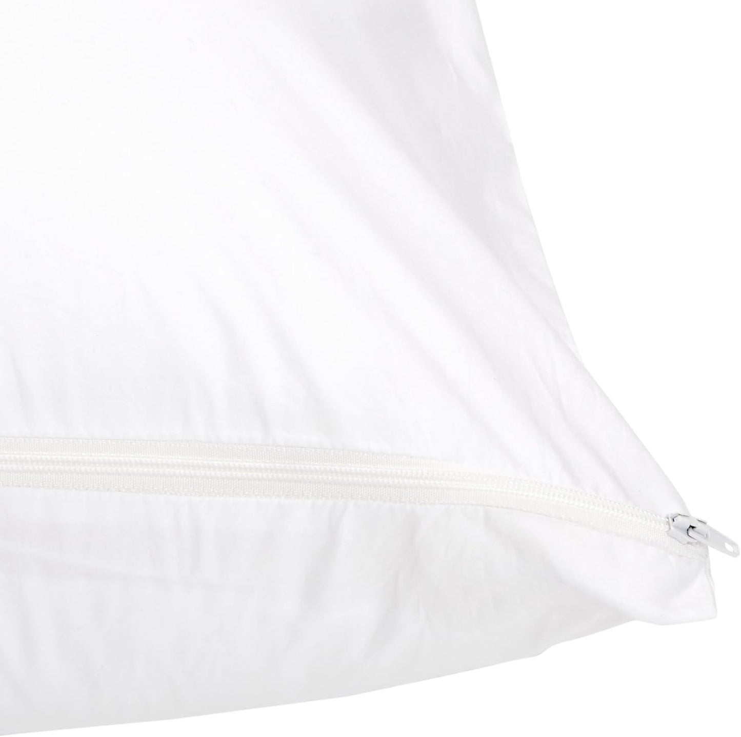 Amazon Basics Hypoallergenic Protector Cover Pillowcases - 21 x 55 Inc
