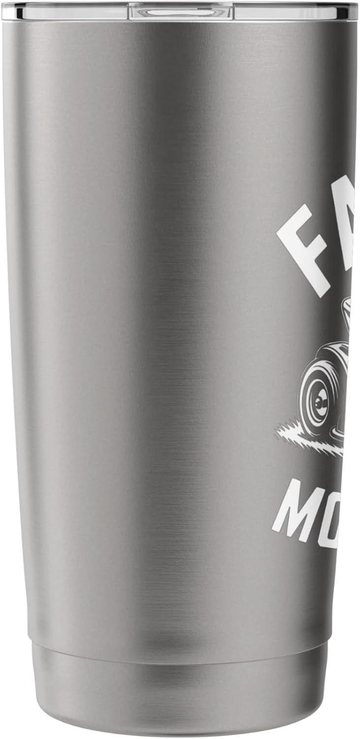 Father Mows Best Fathers Day Stainless Steel Insulated Tumbler