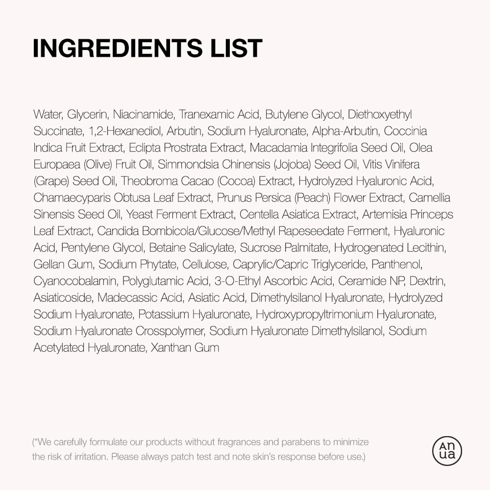 Anua Niacinamide 10 + TXA 4 Serum, Dark Spot Care, Hyaluronic Acid, Tr
