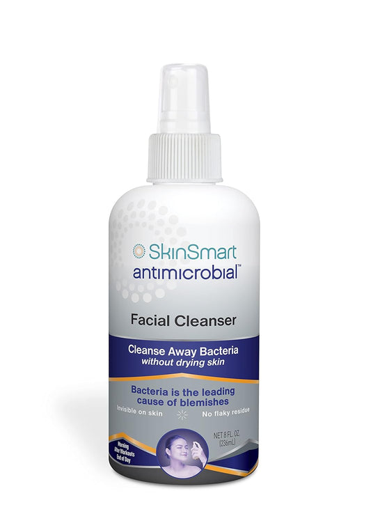 SkinSmart Antimicrobial Facial Cleanser for Breakouts & Blemishes; Hyp