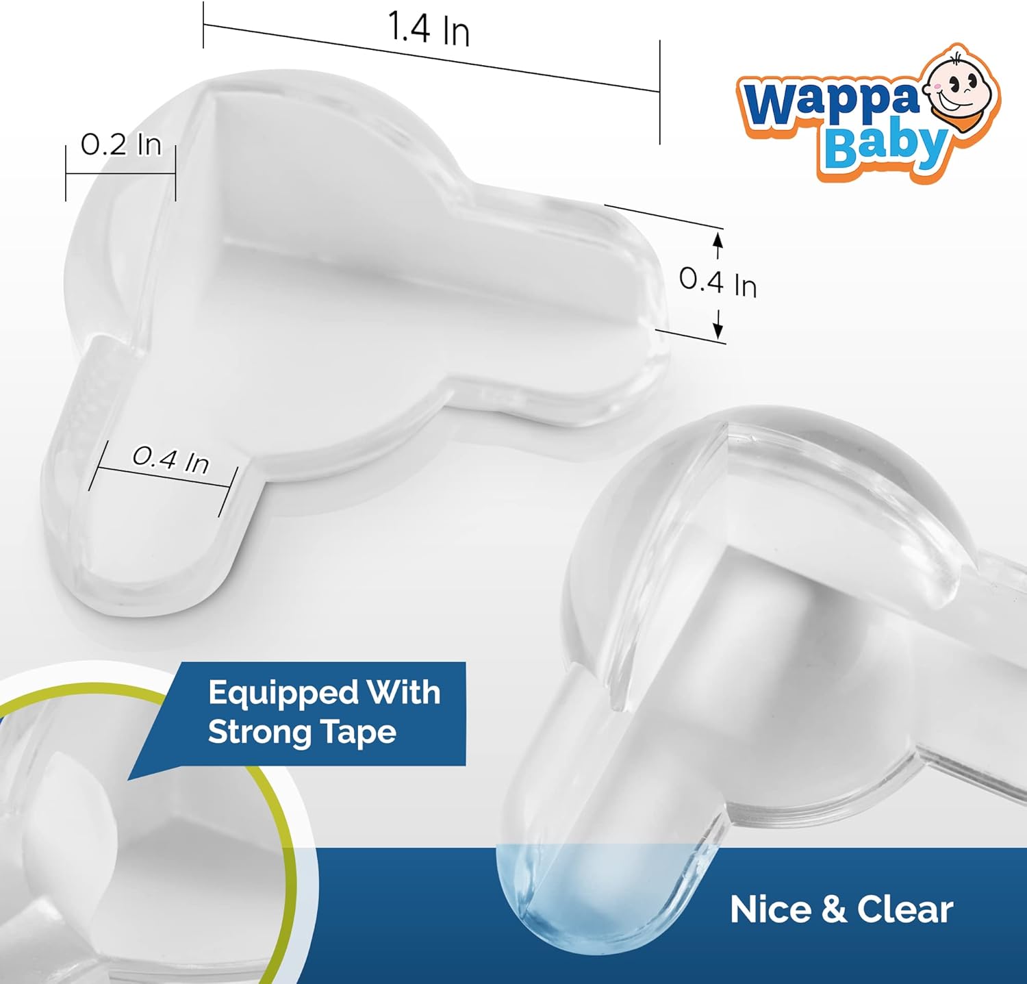 Corner Protectors for Baby (12 Pack) - Patented - New & Improved Edge 