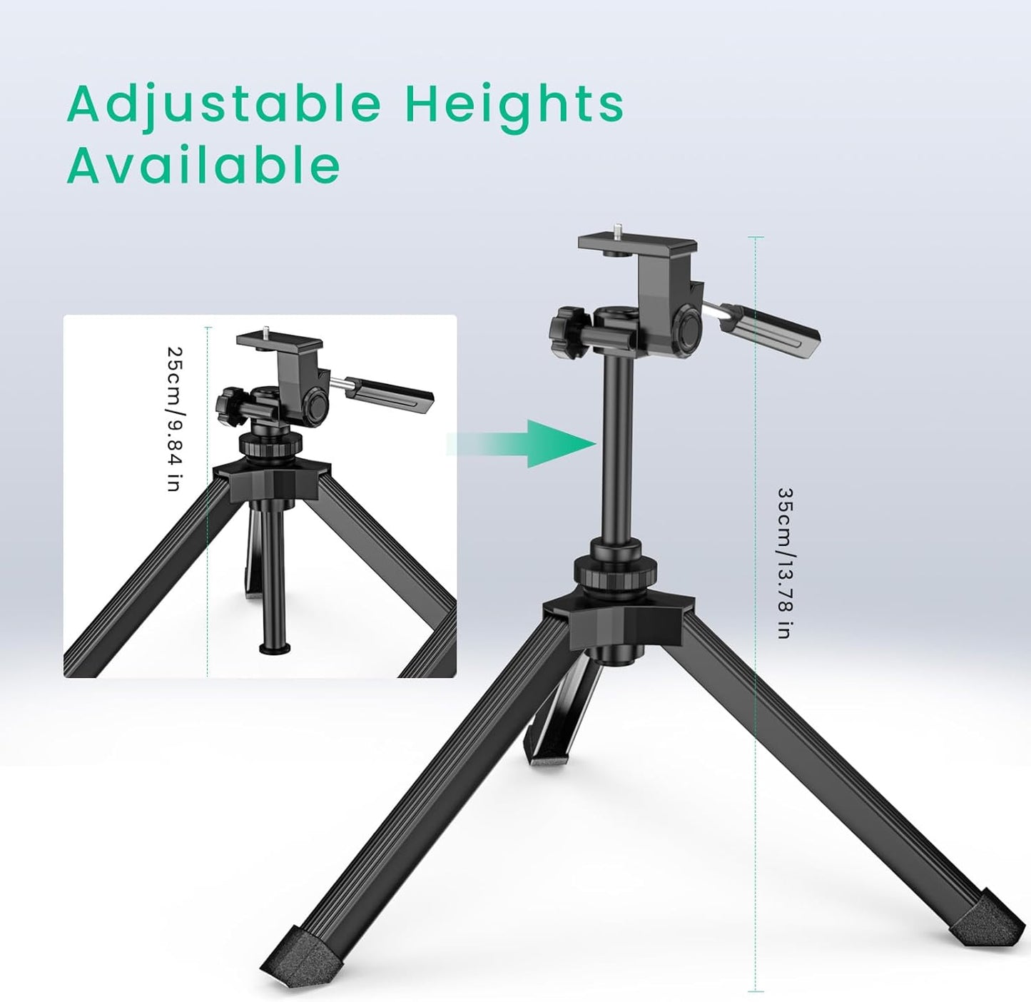 Gosky Heavy Duty Adjustable Table Top Tripod Scope scopes Binoculars Telescope DSLR Cameras Other Device
