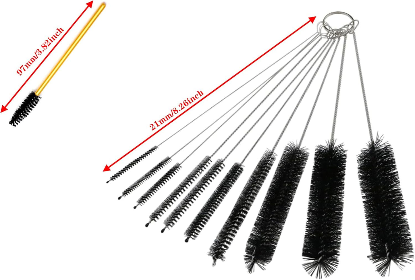 1set Hummingbird Feeder Cleaning Brush Straw Cleaner Brush Bottle Clea