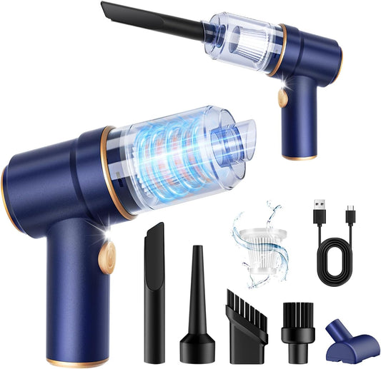 KMM Handheld Car Vacuum Cleaner, 9000Pa Vacuum Cleaner and Air Duster,