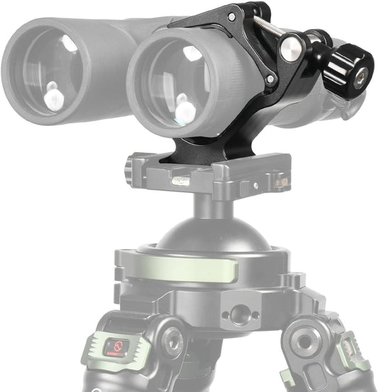 CC-10 Binocular Mount Clamp for Triopd with Arca Swiss Adapter,Compatible 1/4-20 and 3/8-16 Screw