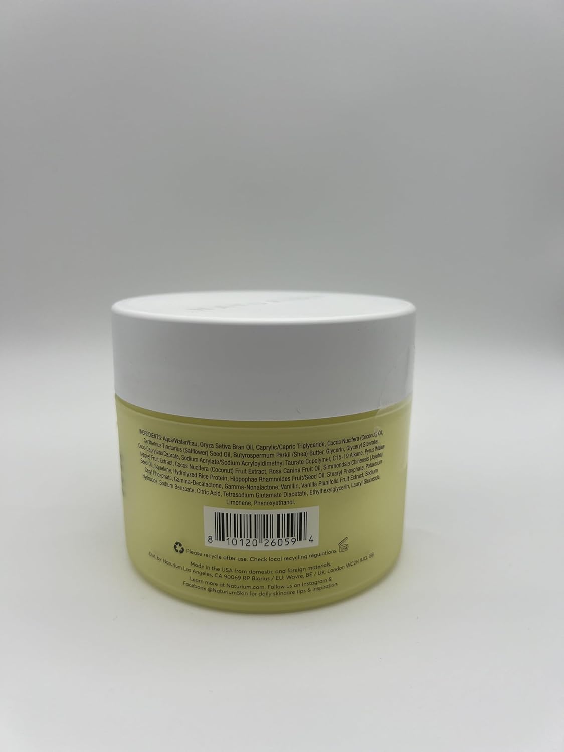 Naturium The Glow Getter Whipped Multi-Oil Body Butter, Firming Cream 