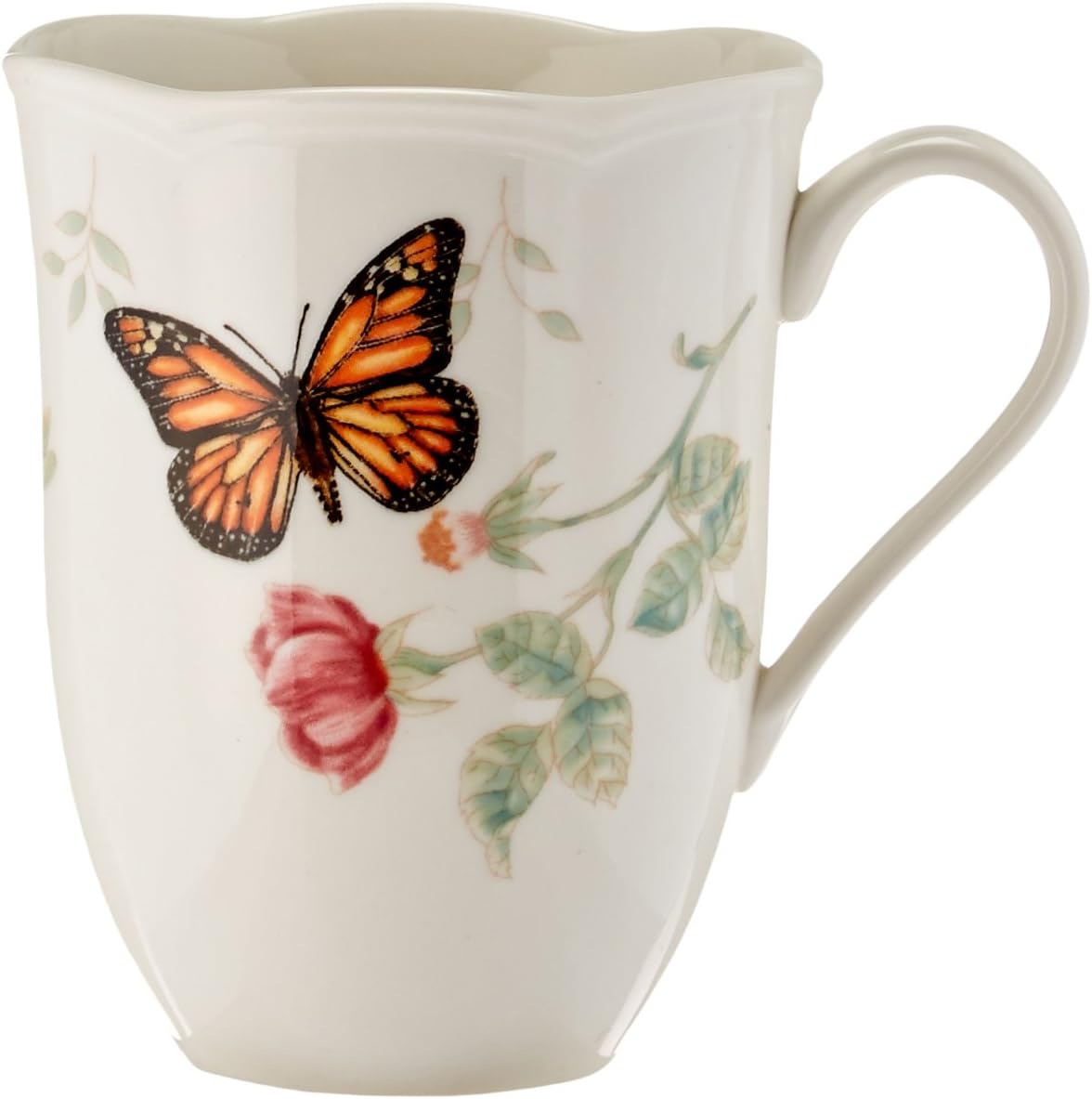 Lenox Dinnerware Set, Butterfly Meadow 18-Piece Set, Service For 6, Wh