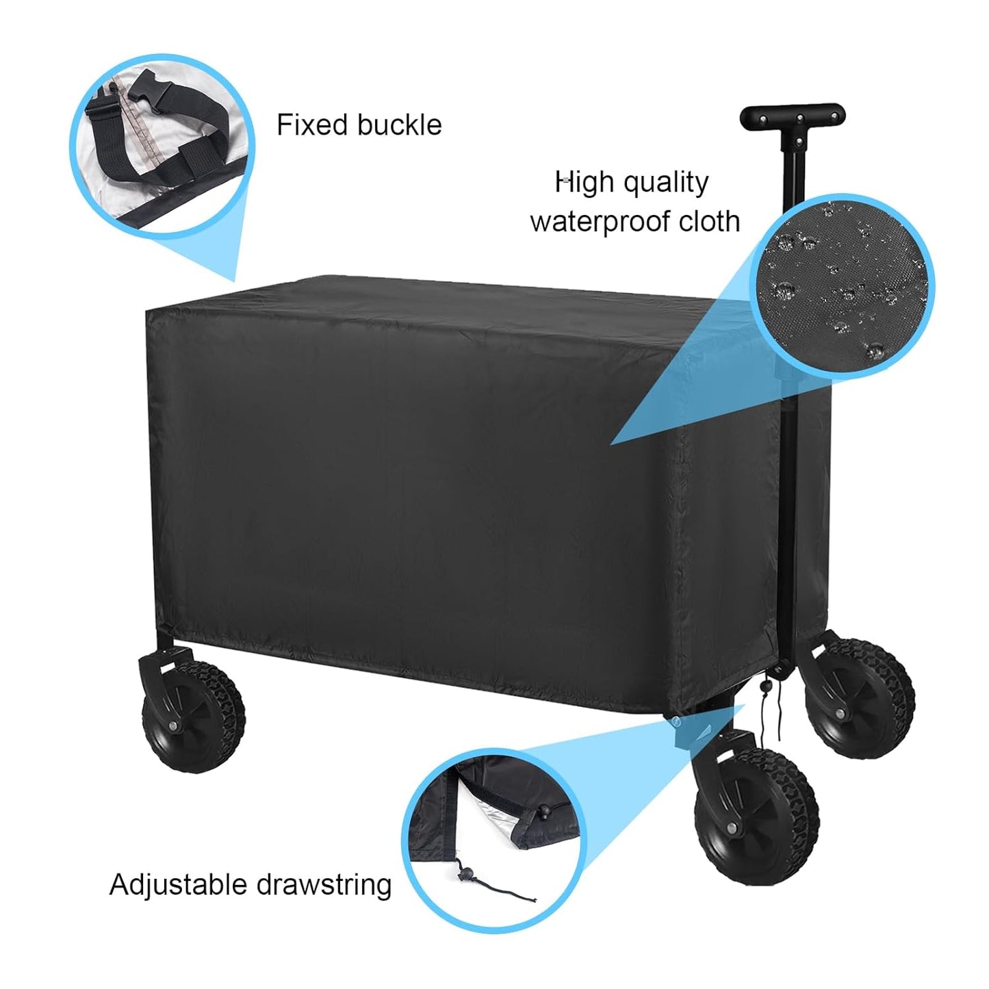 Wagon Rain Cover,Waterproof Push-Pull Wagon Rain Cover Canopy,Wagon Ra